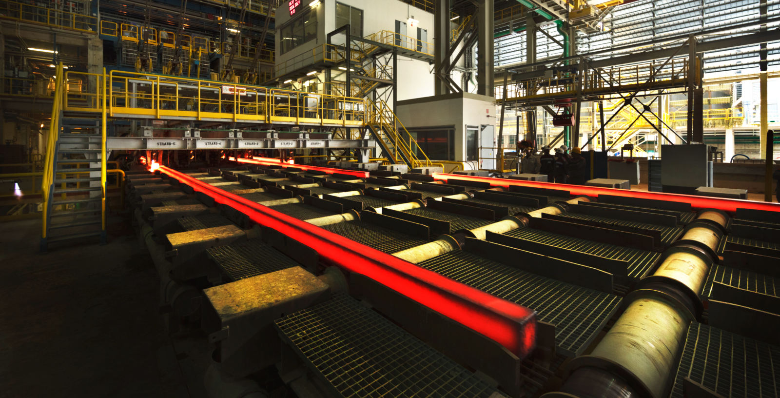 Steel melting and process control area