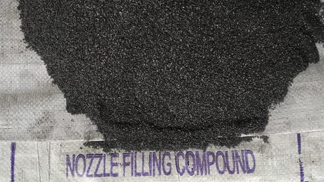 Nozzle filling compound product